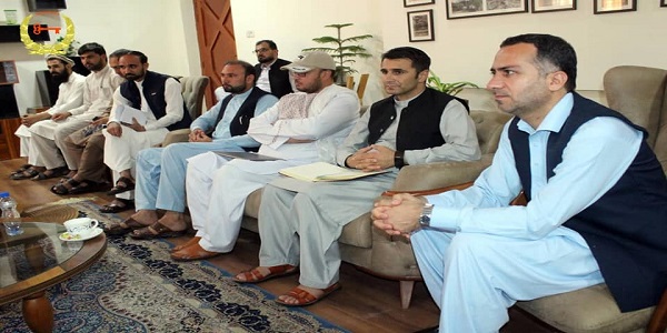 سيمه ايزو ارګانونو ادارې ښارواليو چارو معين ولسي تړون ملي برنامې له مسولينو سره ناسته وکړه