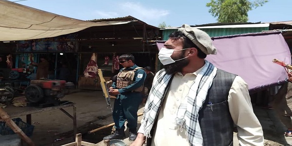 ښاري نظم په موخه جلال اباد ښار پنځمې ناحيې اړوند پلې لارې او د سرکونو غاړې تخليه شوې